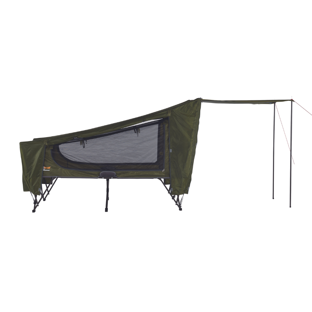 oztrail camp stretcher bed