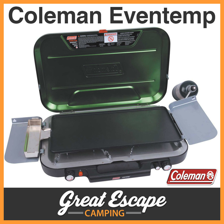 Coleman 3 burner outlet eventemp stove with griddle