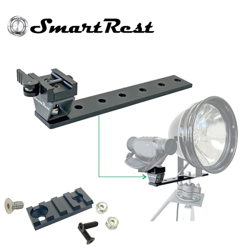 SmartRest Single QR Mount with Rail